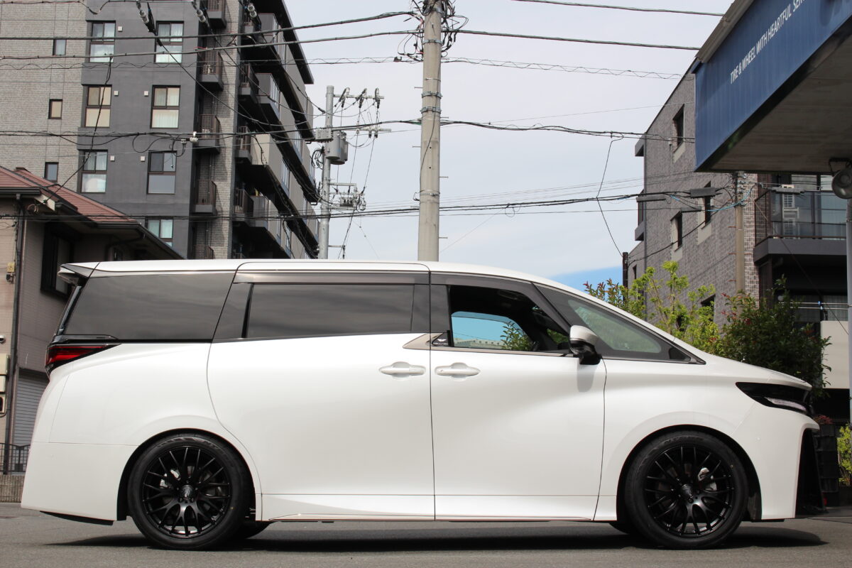 40系ヴェルファイアにテイン RX1 & レイズ ホムラ 2×9Plus スポーツ