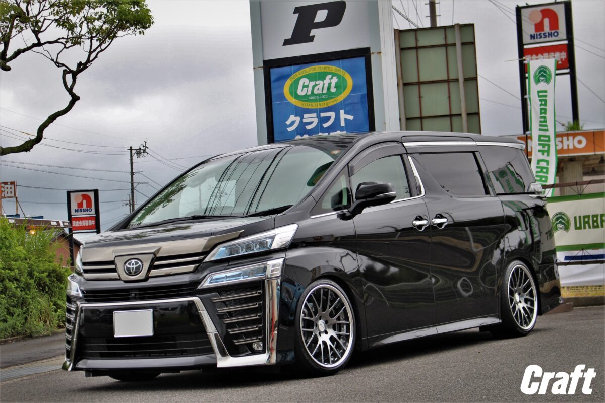 SSRエグゼキューターで魅せる30ヴェルファイアの20インチ極上ツライチ