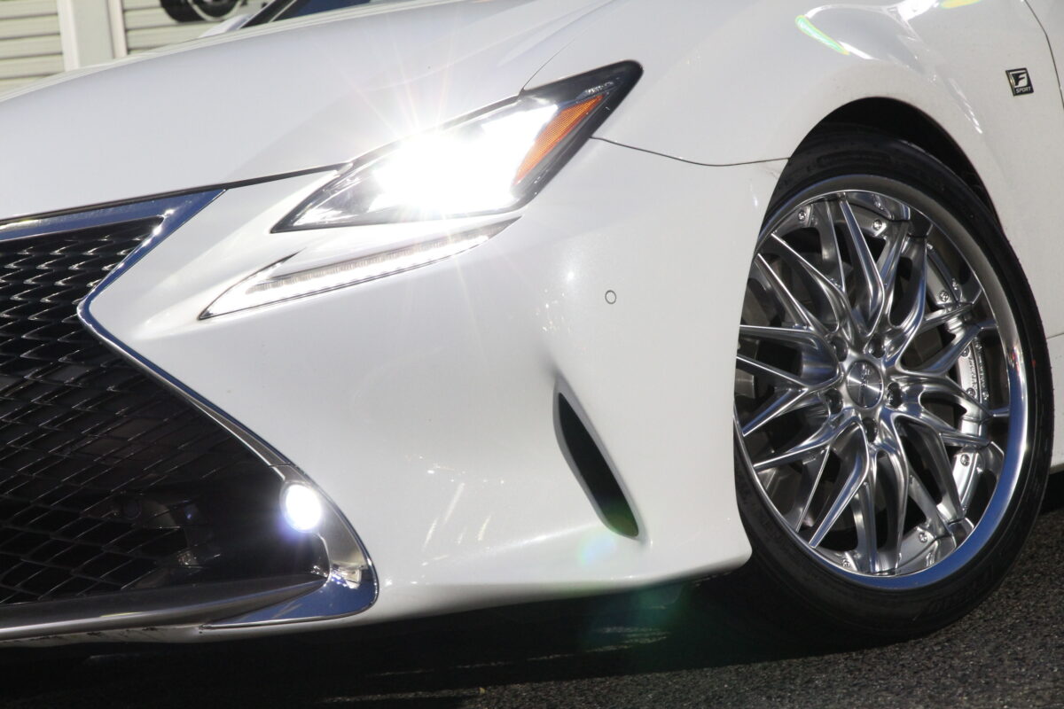 レクサスRCをシュヴァート クヴェルでバッチバチツライチ深リム仕様へ