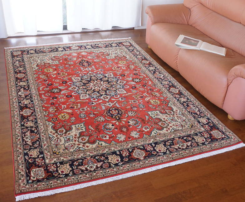 ペルシャ絨毯 イラン・タブリーズ産 オールド｜家庭織りギャッベと