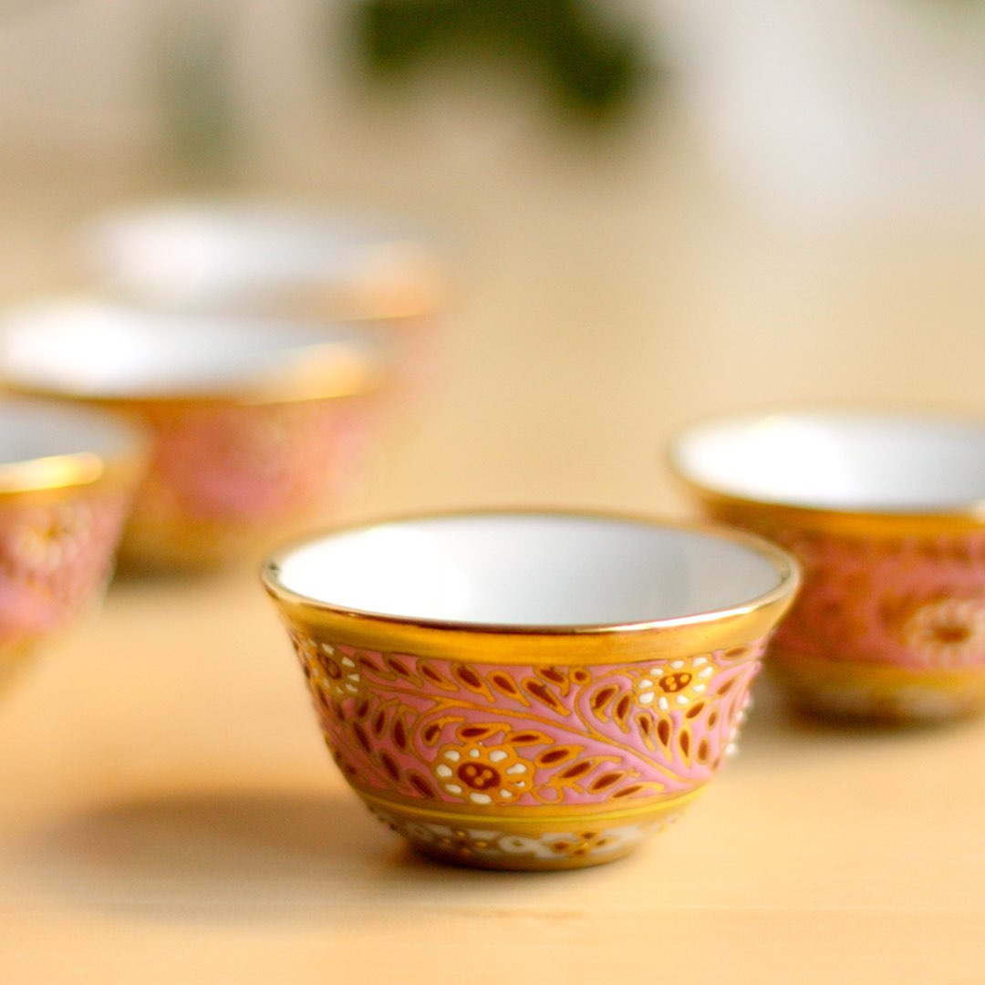 ベンジャロン焼 ティーセット ピンク - CRAFTS DESIGN