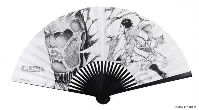 写真）『進撃の巨人』×京都の一流職人！ リヴァイ、エレンたちが描かれ