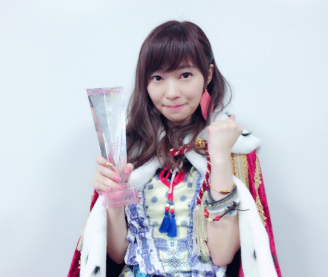 総選挙2連覇の指原莉乃、投票数を逆から読むと「一位をさっしーに