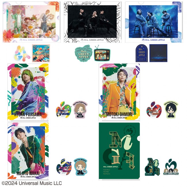 写真）Mrs．GREEN APPLEが「一番くじ」初登場へ！ “ぷにっ”とミニ