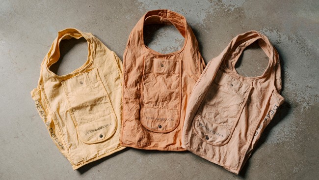 DEAN & DELUCA「天然染めショッピングバッグ」発売！ 天然素材で染める