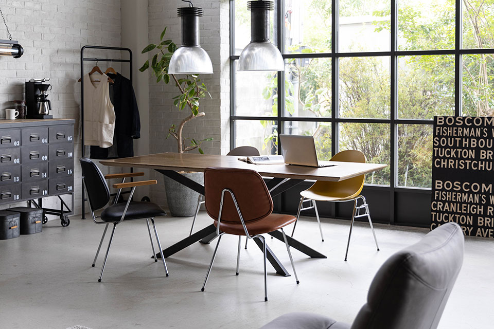 アボックチェアクロム脚｜チェア/スツール｜CRUSH CRASH PROJECT