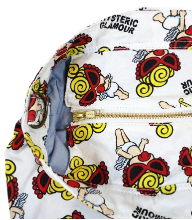 MY FIRST HYSTERIC ANGEL MINI総柄 ペアレンツバッグ 14；ブラック系