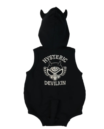 MY FIRST HYSTERIC DEVILKIN 裏毛ロンパース 10:ブラック サイズ；FREE
