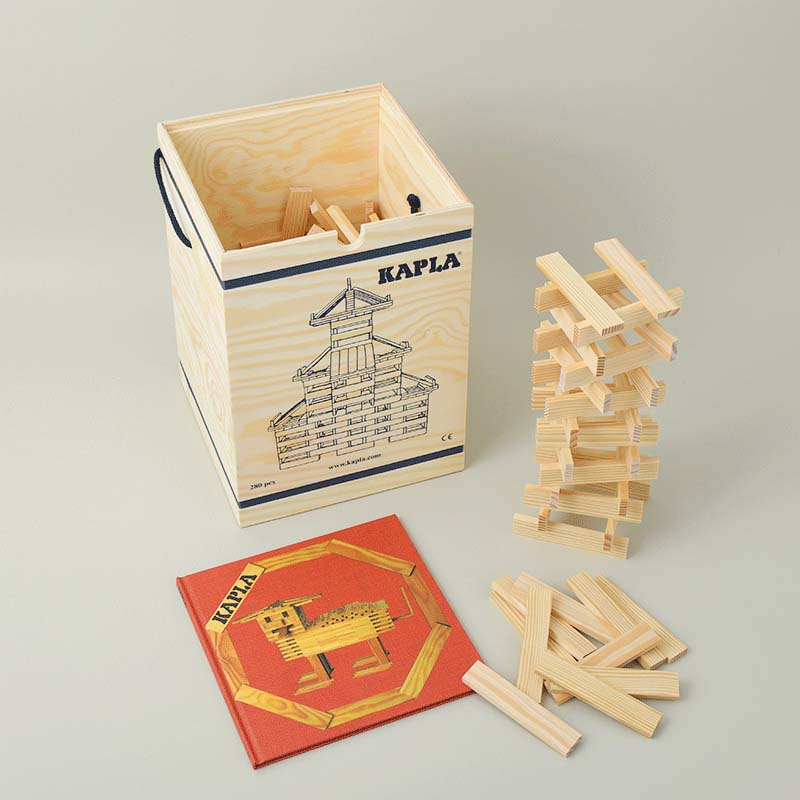 KAPLA カプラブロック280ピース 木箱入り: 木のおもちゃ｜クレヨンハウス