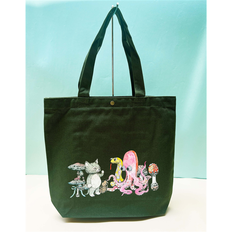 ヒグチユウコ トートバッグ せかいいちのねこ／ヒグチユウコ｜絵本の