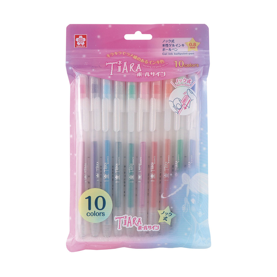 ボールサイン ティアラノック 10色セット｜ボールサインノック｜水性