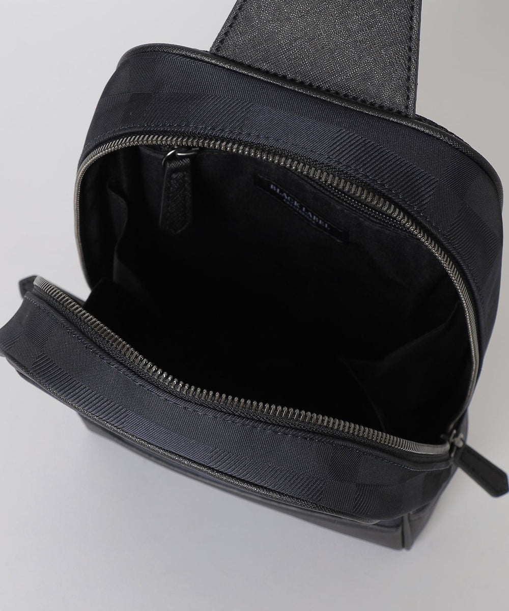 シャドークレストブリッジチェックボディバッグ（バッグ）｜BLACK