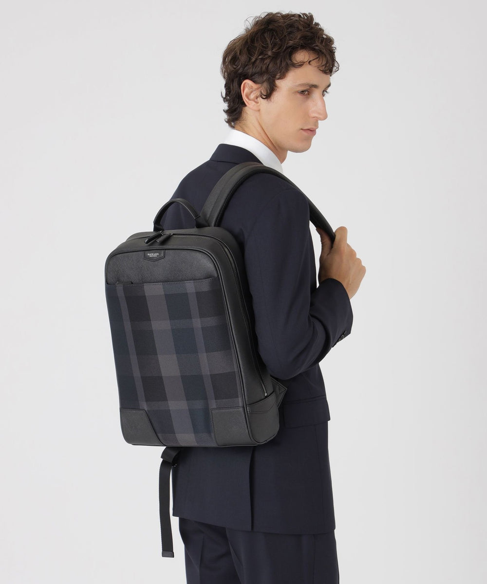 一部店舗限定】トーナルクレストブリッジチェックバックパック（バッグ