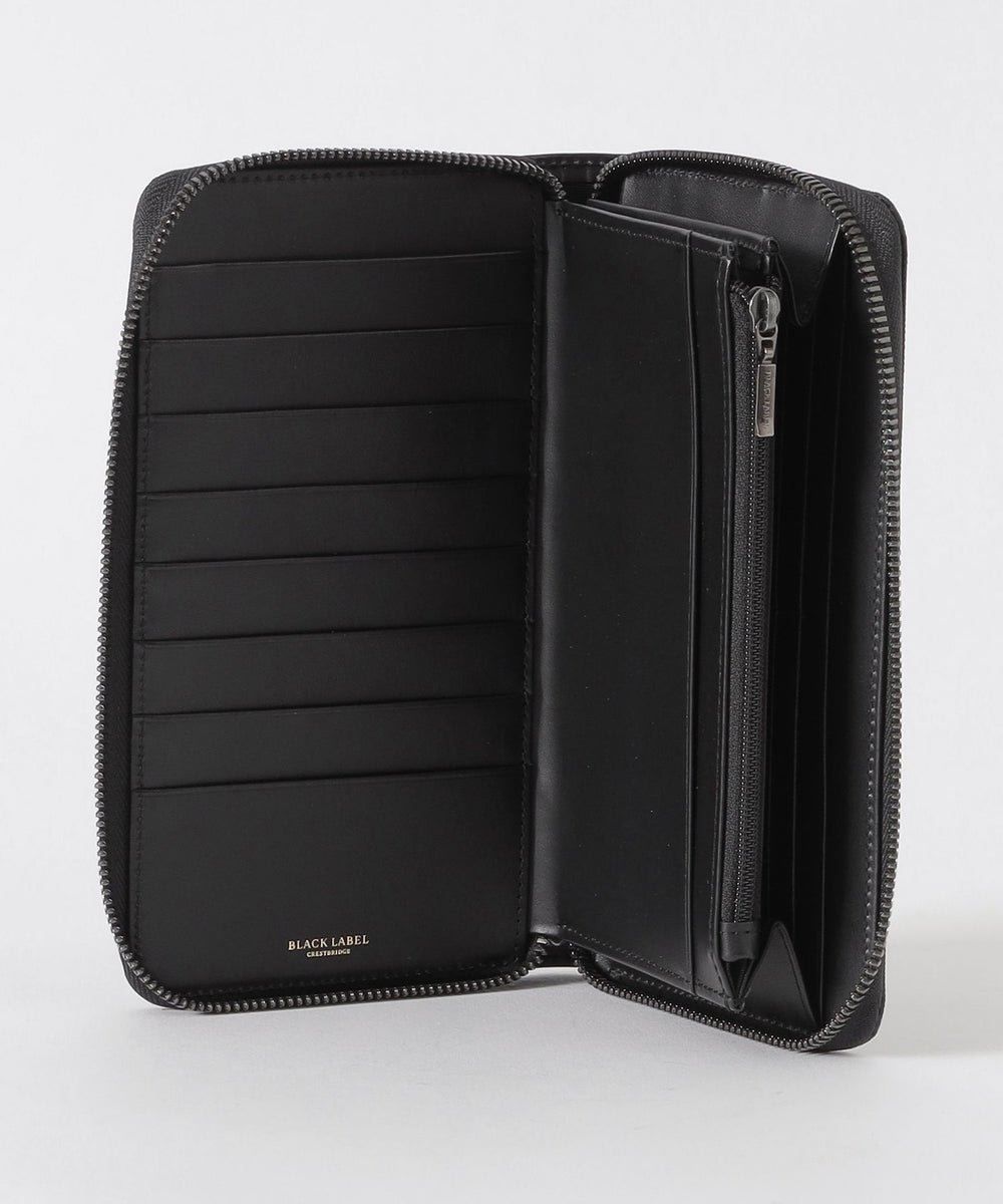 エンボスチェックラウンドジップウォレット（ウォレット/ケース