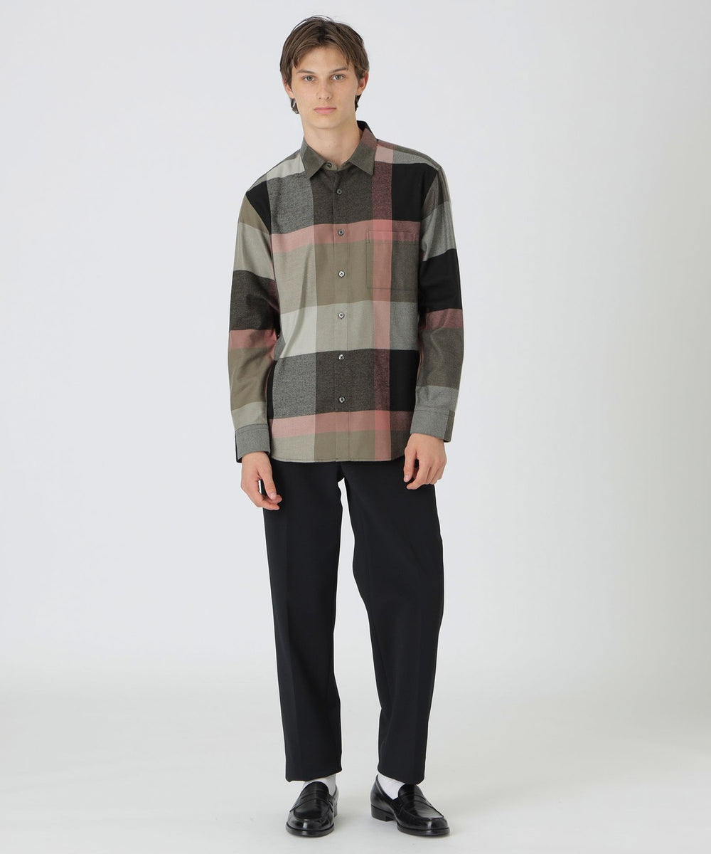 ブラッシュドクレストブリッジチェックシャツ（カジュアルシャツ