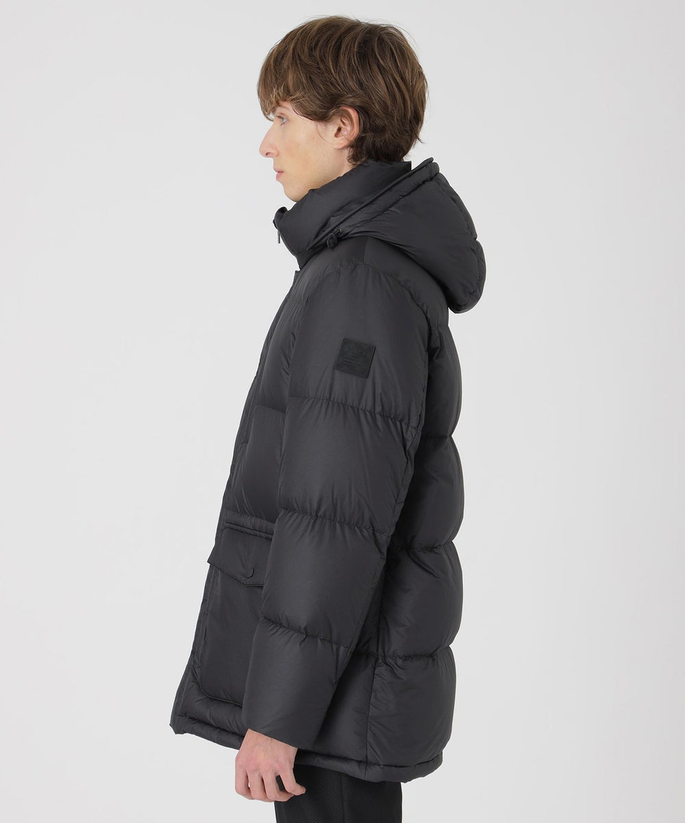 BLACK lab.】ライトウェイトミドルレングスリップダウン（ブルゾン