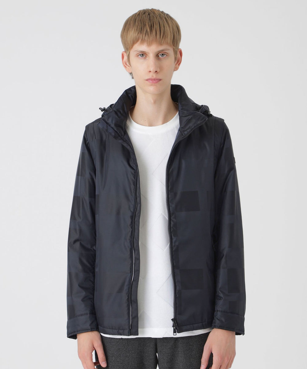 シャドーチェック4WAYパデッドパーカー（ブルゾン）｜BLACK LABEL