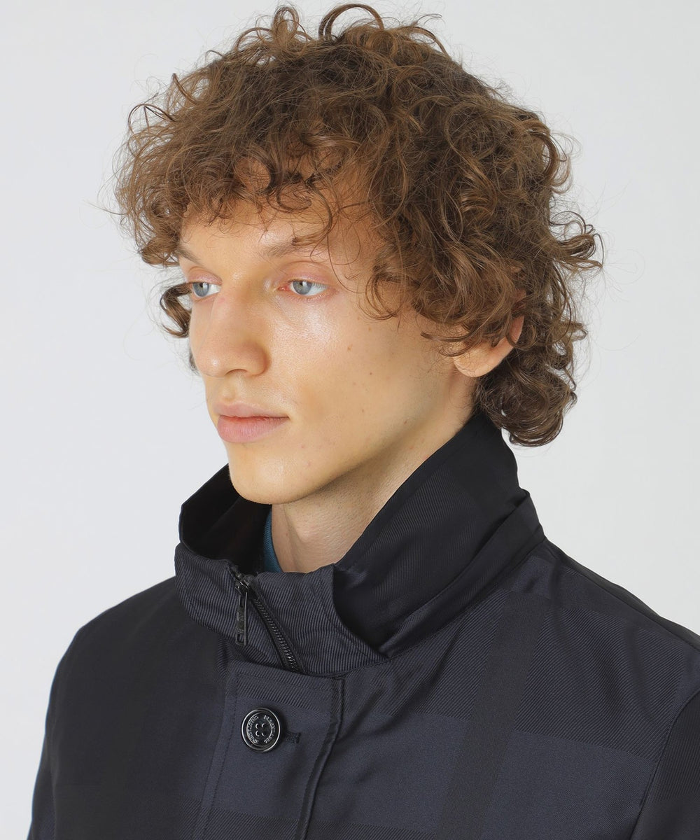 シャドーチェック10monthショートパーカー（ブルゾン）｜BLACK LABEL