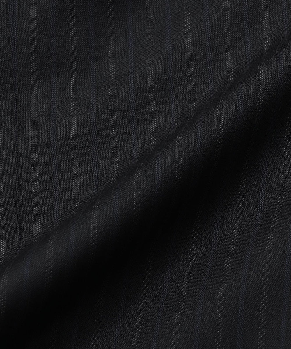 トーナルブルーシャドーブラックストライプスーツ（スーツ）｜BLACK