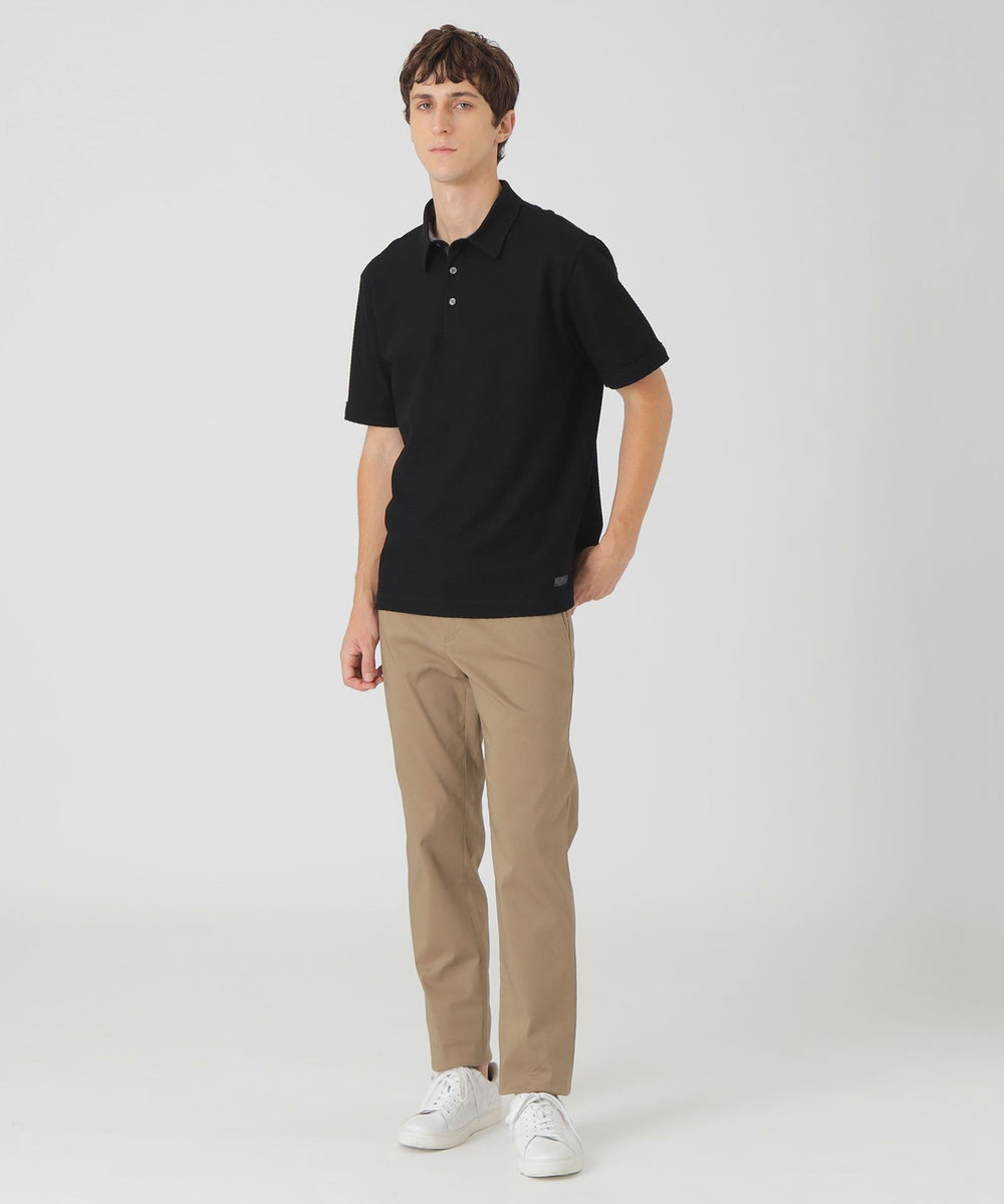 アポロックハイストレッチトラウザーズ（カジュアルパンツ）｜BLACK