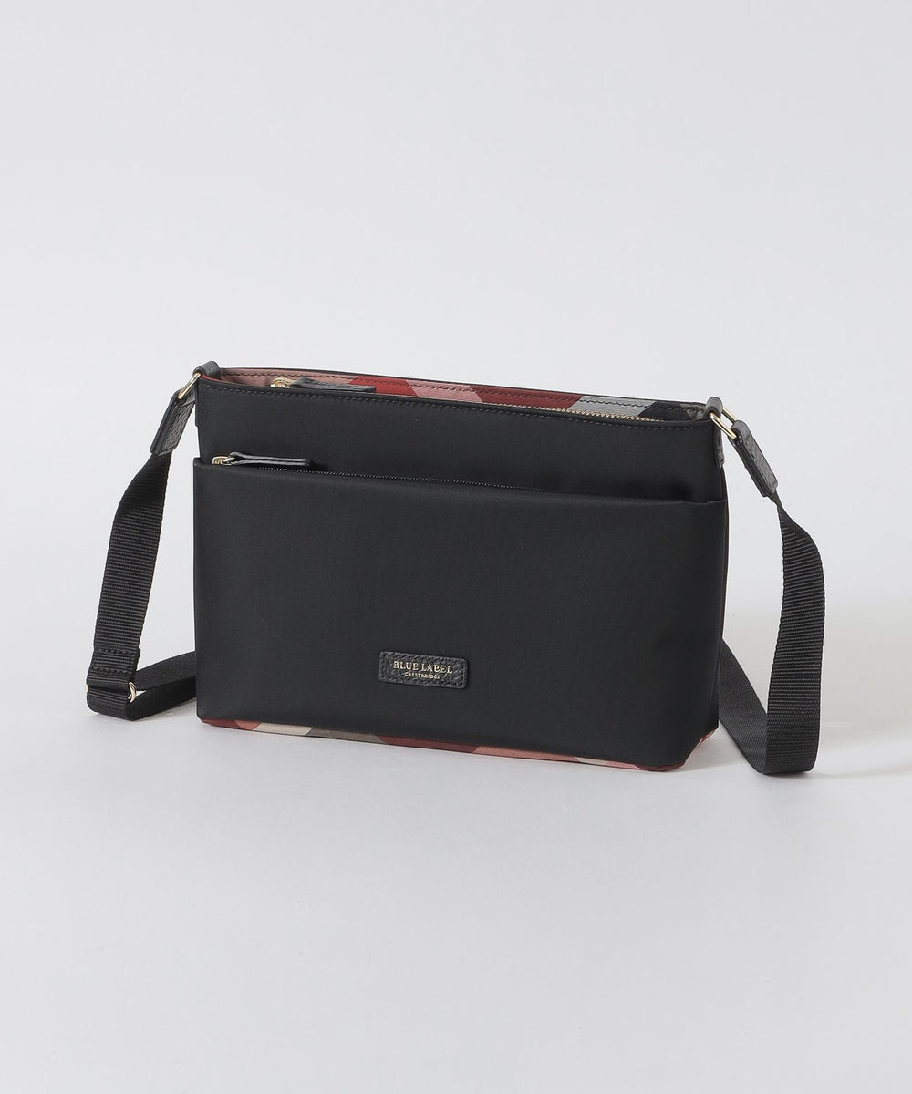 パーシャルクレストブリッジチェックナイロンミニショルダー（バッグ