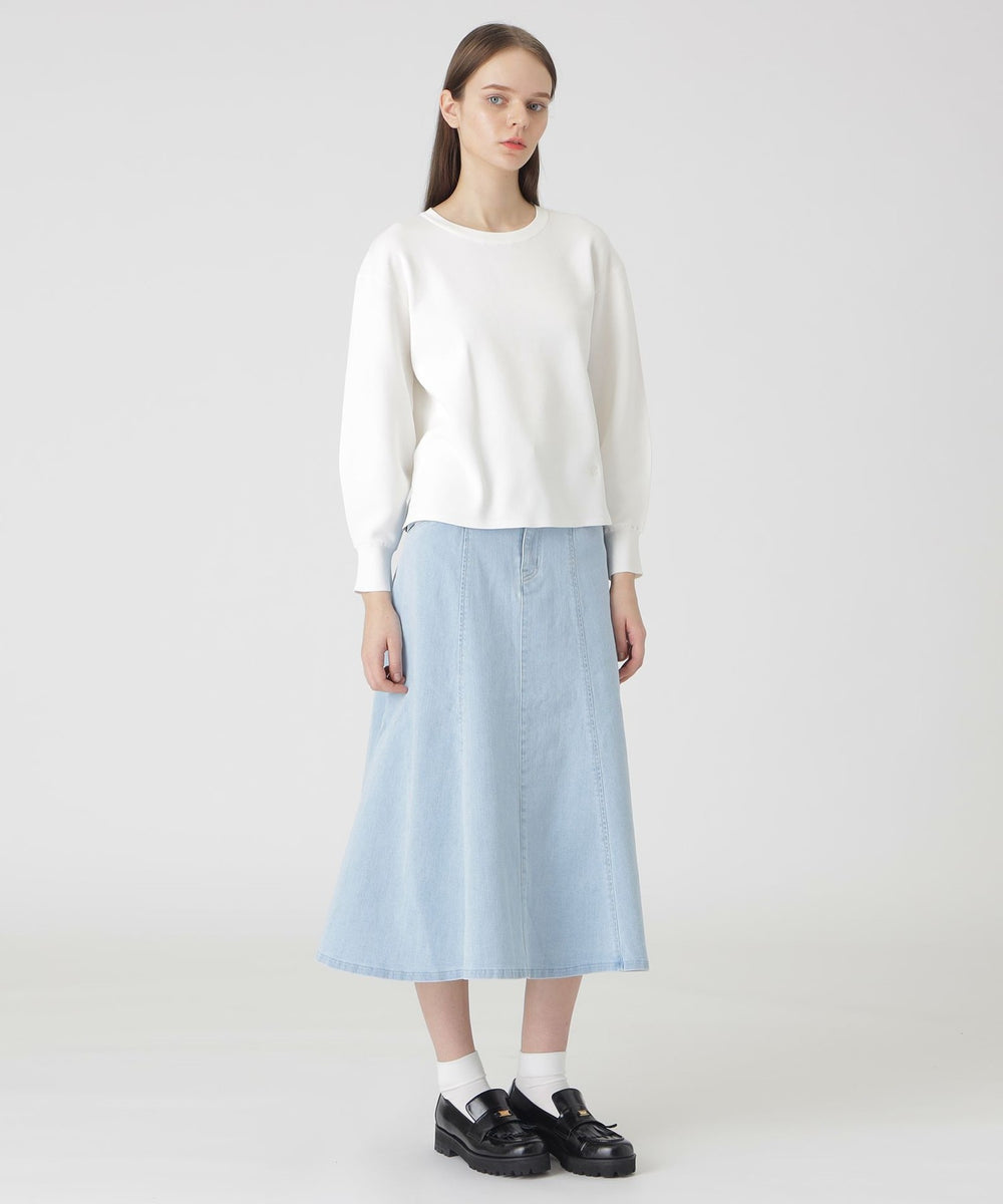 コットンポリエステルスムースニットプルオーバー（ニットウェア