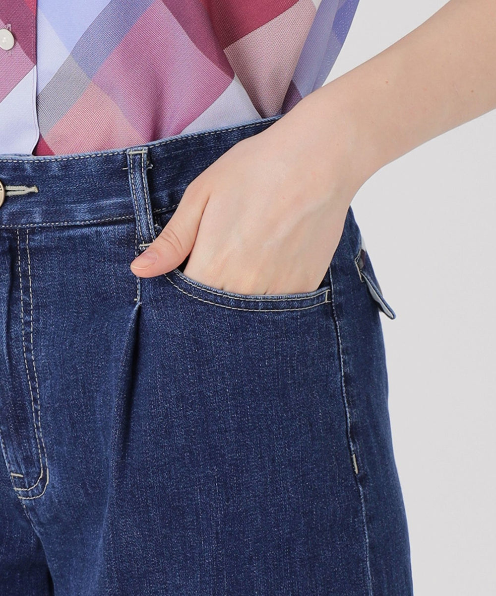 ストレッチデニムワイドパンツ（パンツ）｜BLUE LABEL CRESTBRIDGE