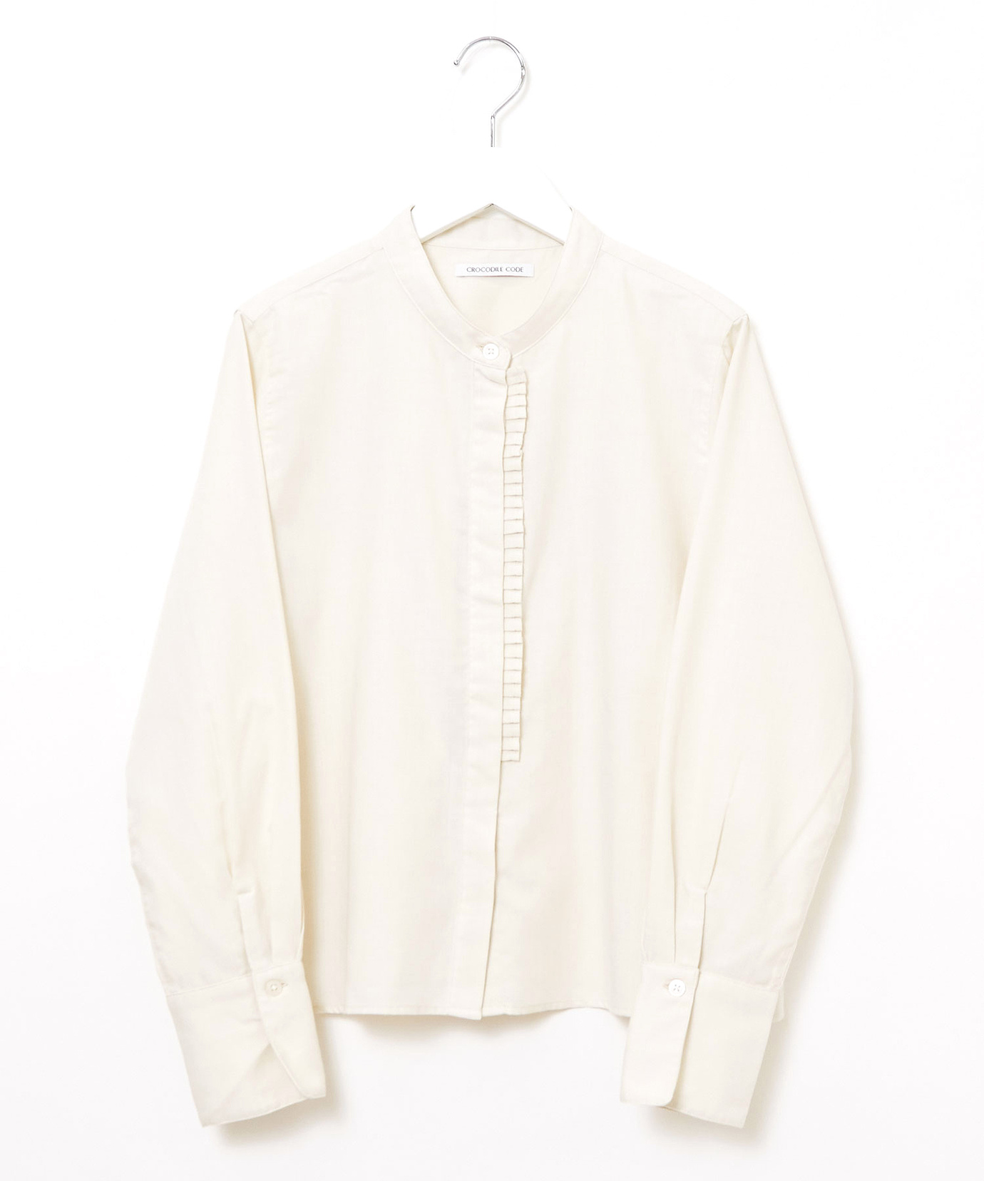 レディース バンドカラー タックデザイン ブラウス通販 [0201-55160