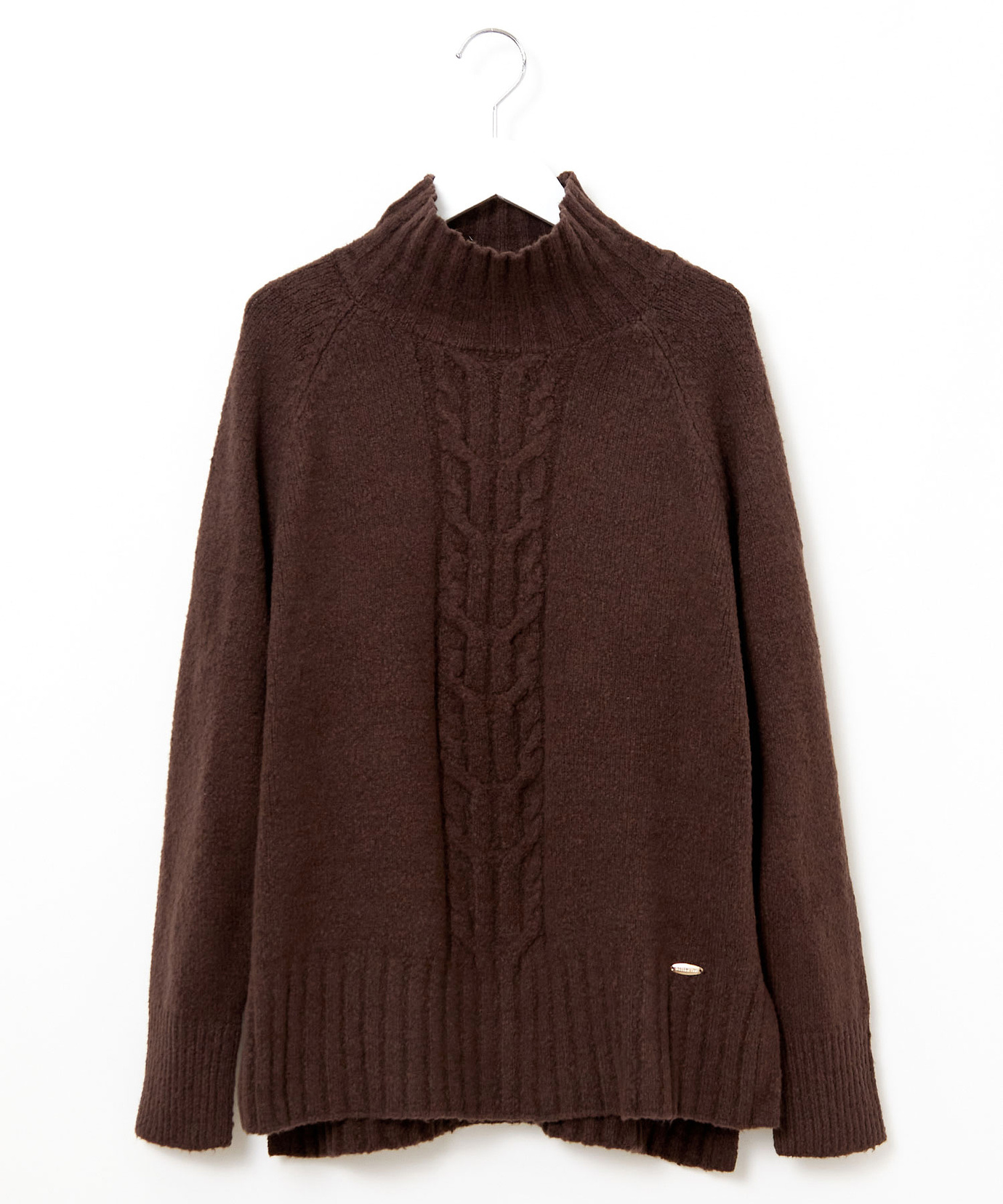 レディース ケーブル編み ハイネックニット【手洗いOK】通販 [0203