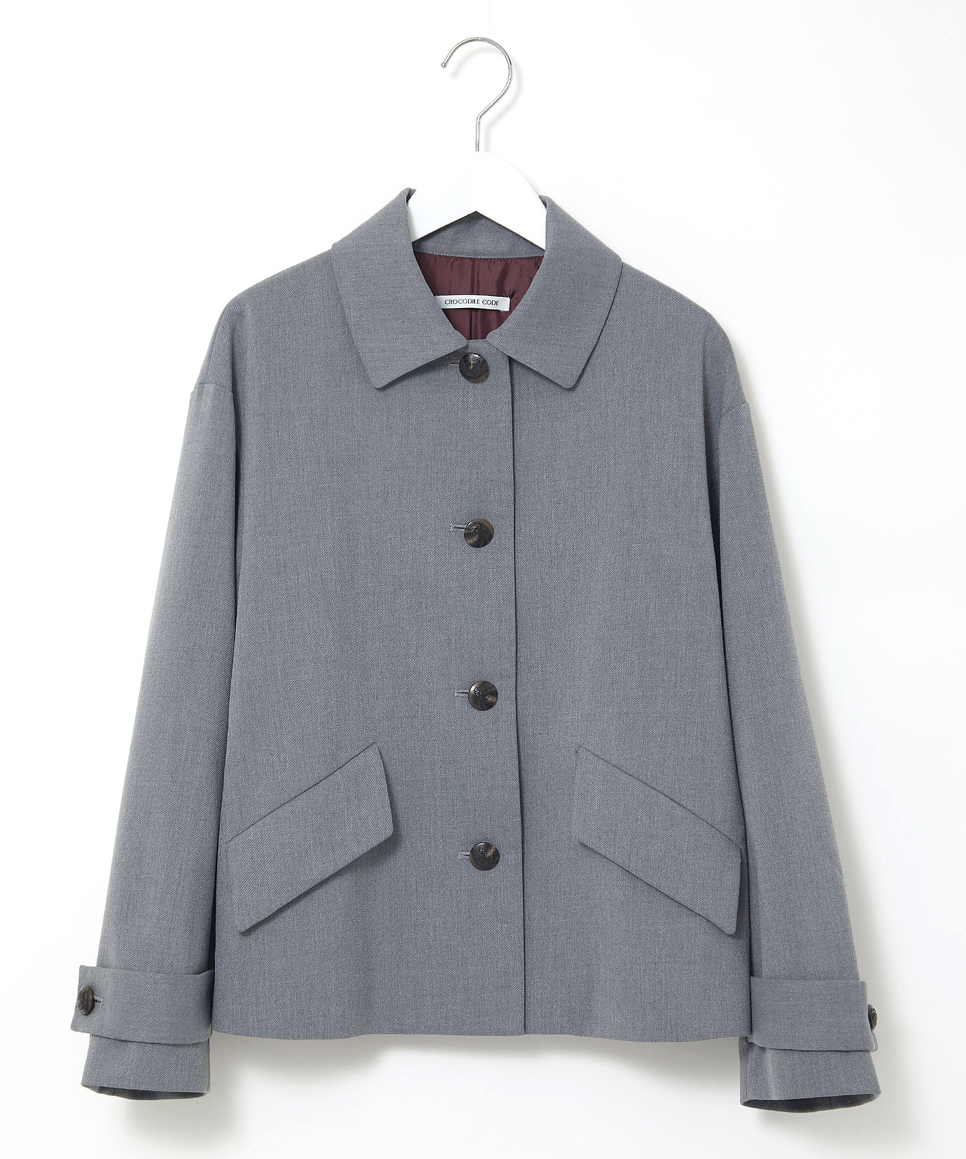 レディース ステンカラー ショート丈 ジャケット通販 [0204-57451