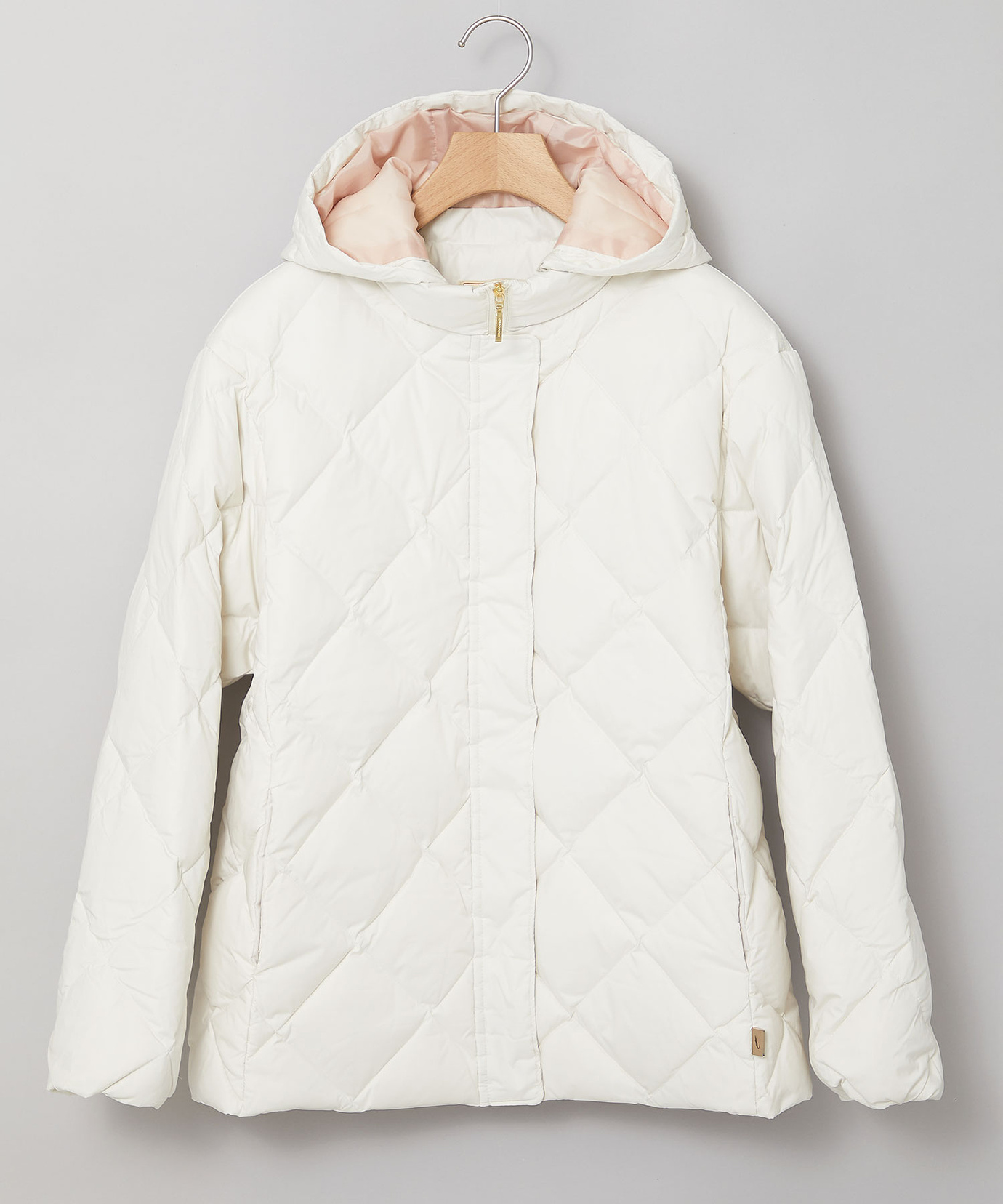 レディース 2WAYフード キルトダウン ジャケット【撥水加工】通販