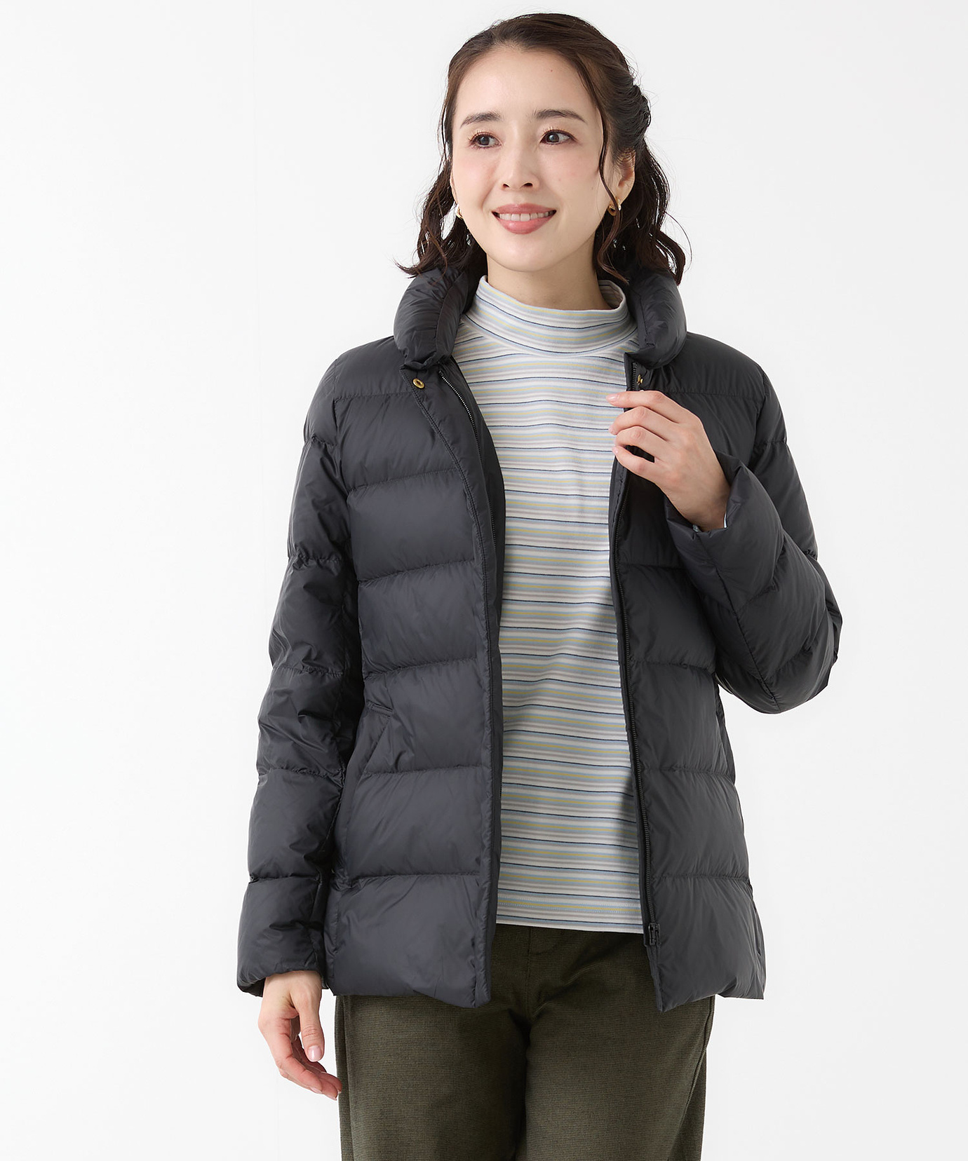 レディース ショート ダウン ジャケット【撥水加工】通販 [0304-58403