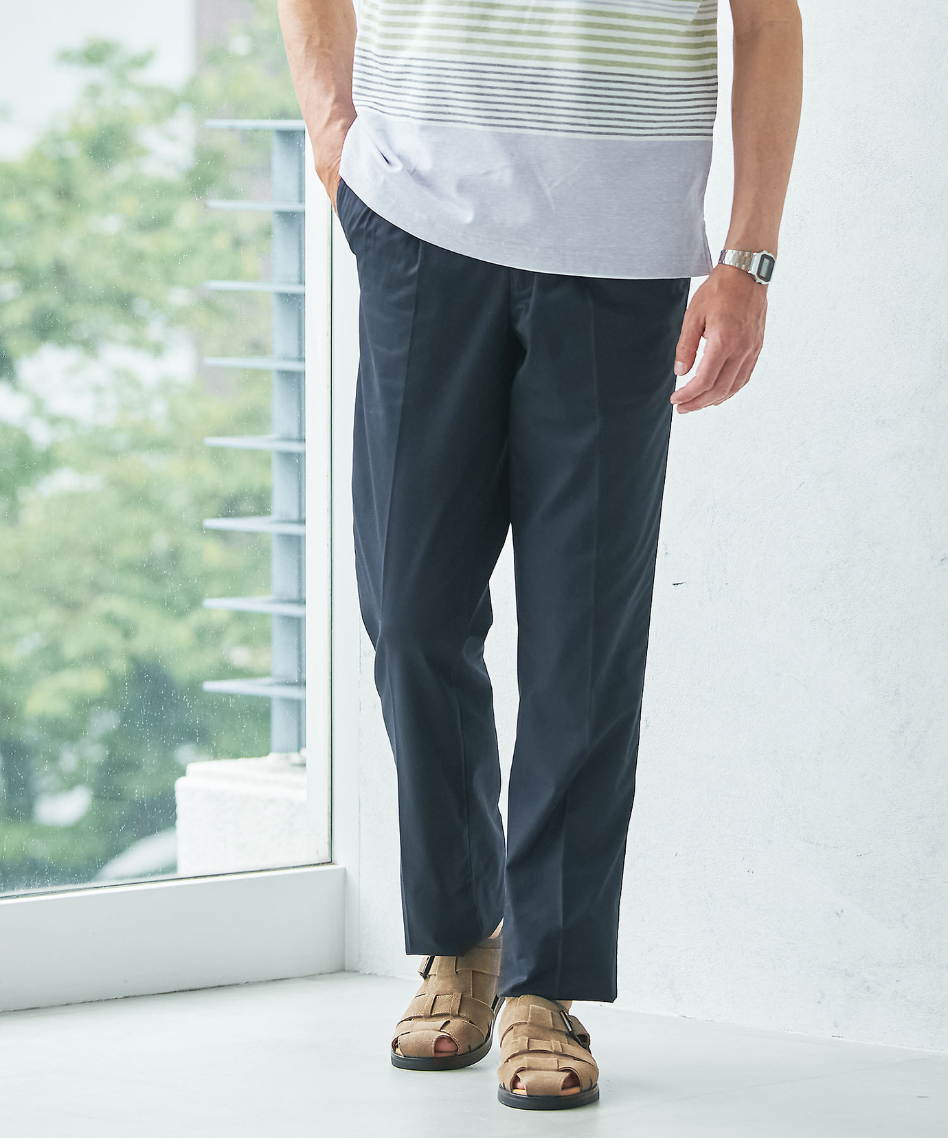 メンズ 【ベストセラー】ドライタッチ 2タック パンツ【吸汗速乾】通販