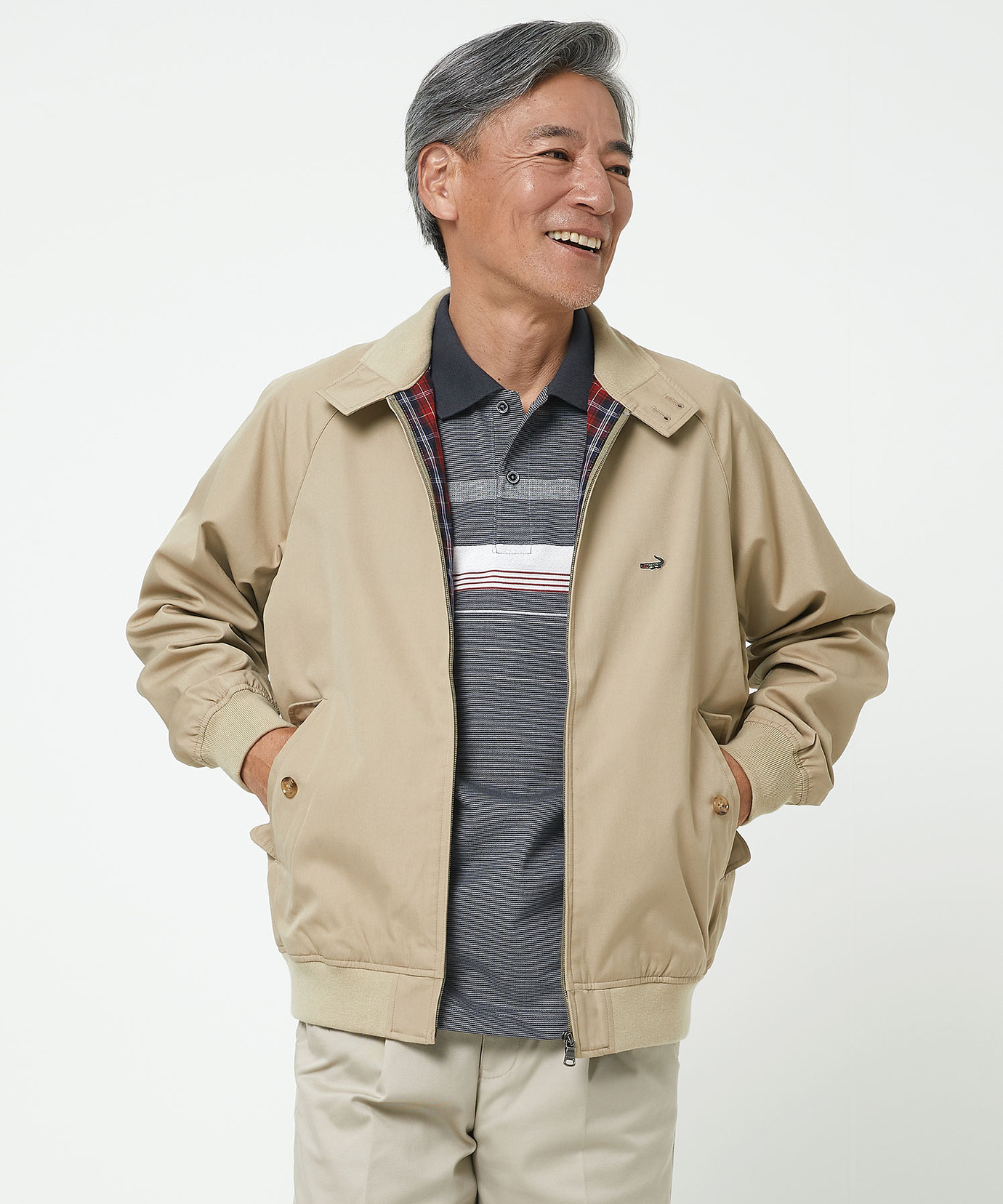 メンズ ハウンドブルゾン【日本製生地】通販 [1604-06400