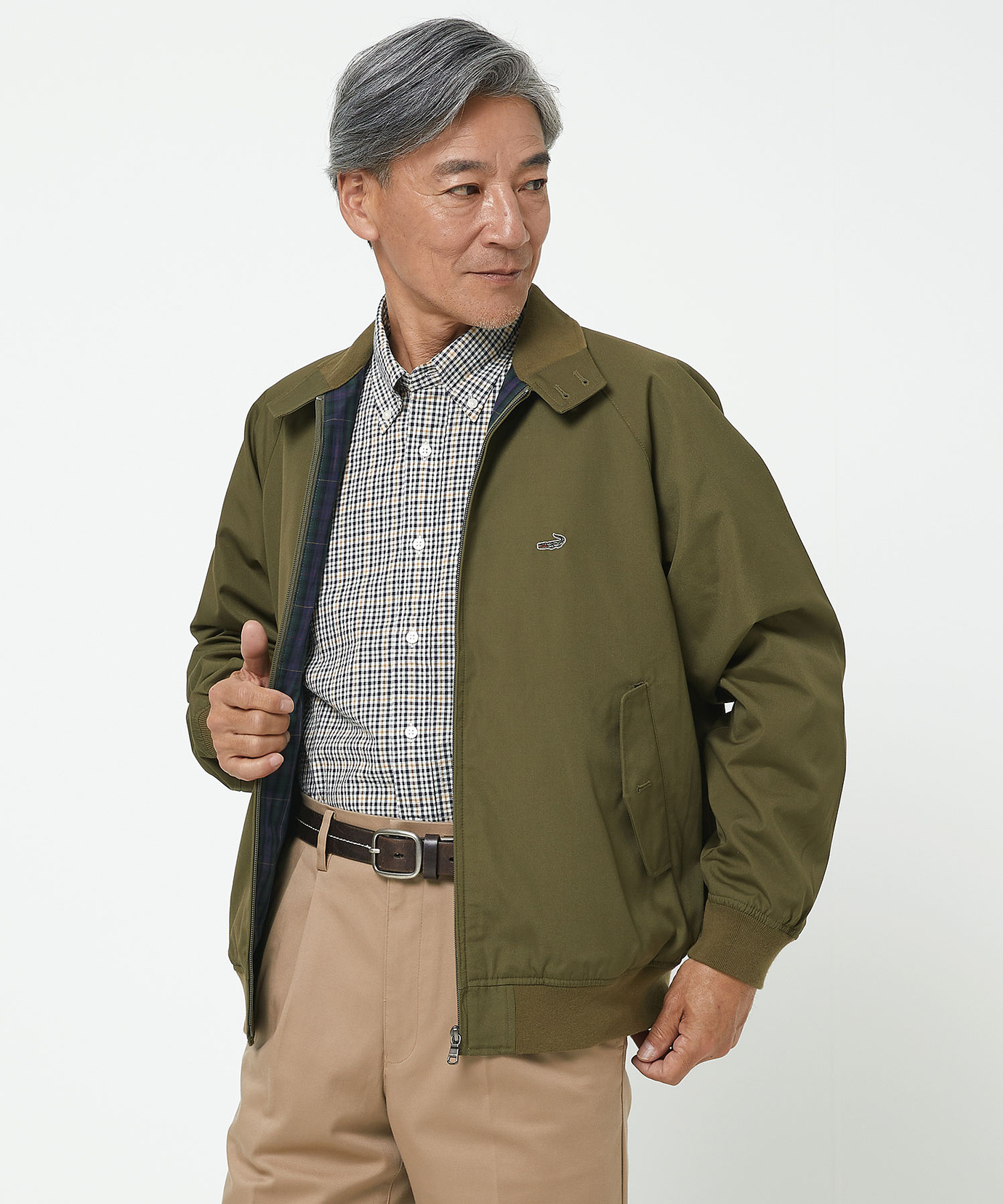 メンズ ハウンドブルゾン【日本製生地】通販 [1604-06400