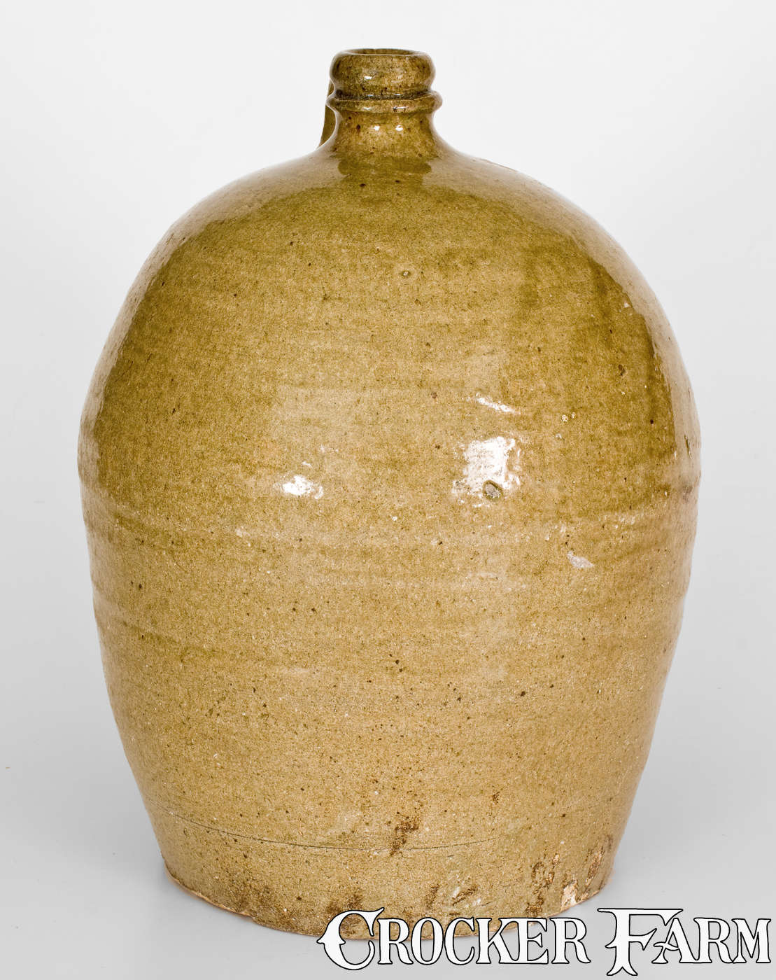 Exceedingly Rare Stoneware Jug w/ 