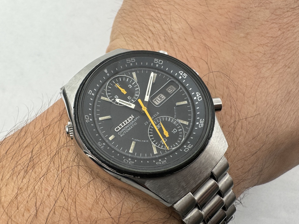 CITIZEN 67-9119 “Spyder” Chronograph Day/Date Flyback Cal 8110A