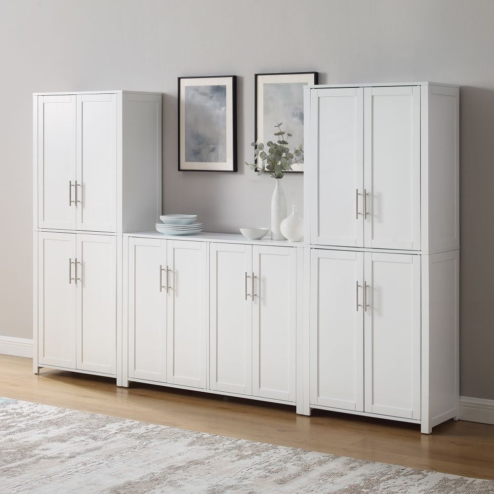 SAVANNAH 3-PIECE SIDEBOARD AND PANTRY SET | Crosley Furniture