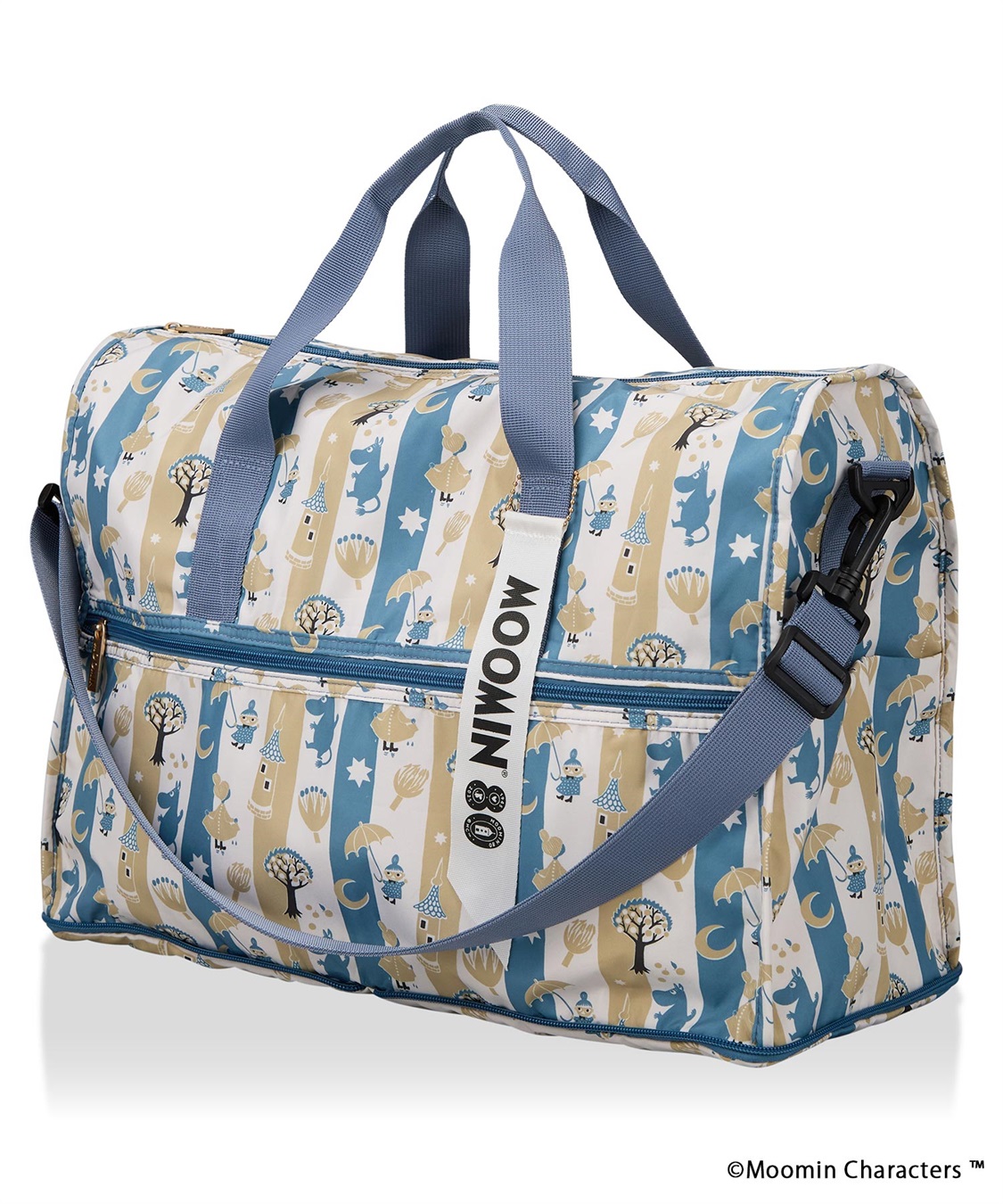 MOOMIN/ムーミン】折りたたみ ボストンバッグ Mサイズ ムーミン小説80