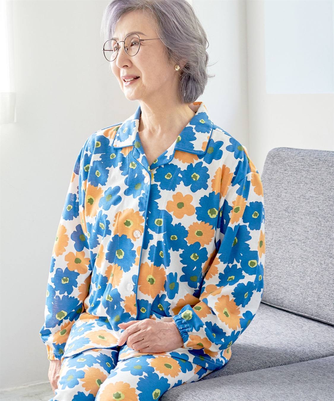 ココロcolor】介護パジャマ Life Style by cross marche｜クロスプラス