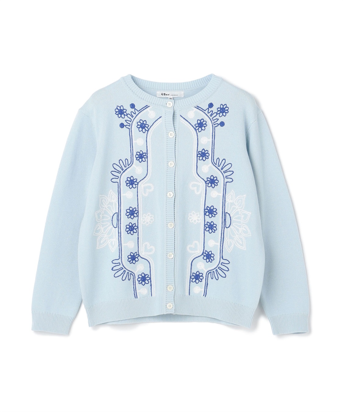 バンダナ刺繍ニットカーディガン 49AV JUNKO SHIMADA｜クロスプラス