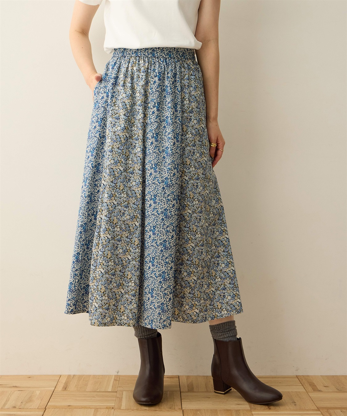 リバティプリントスカート DECOY｜クロスプラス公式通販サイト