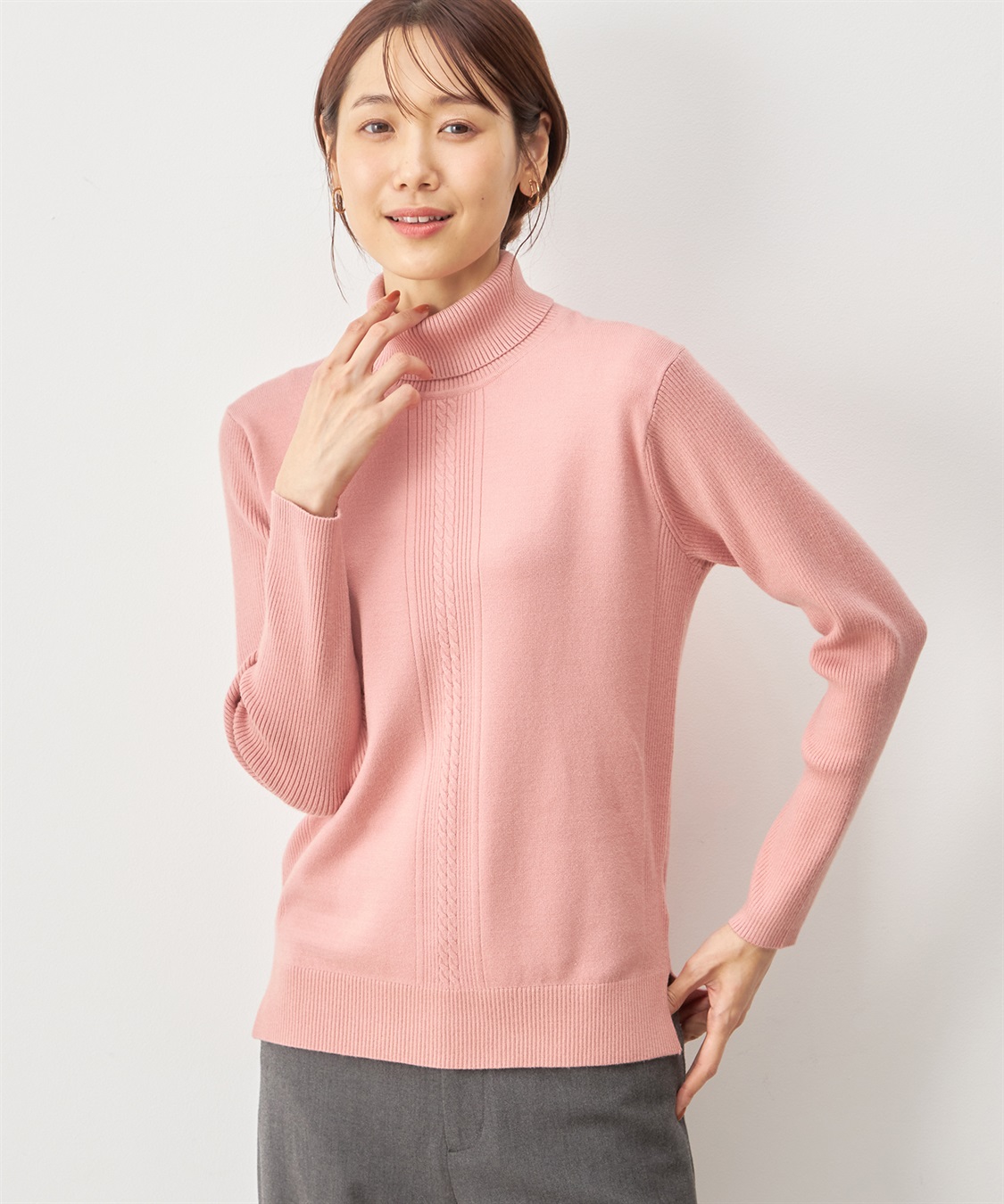 タートルネックニットプルオーバー Petit Honfleur｜クロスプラス公式