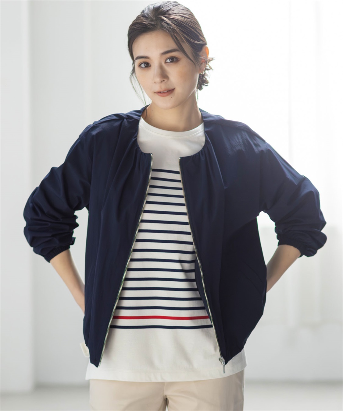 ショートブルゾン Petit Honfleur｜クロスプラス公式通販サイト