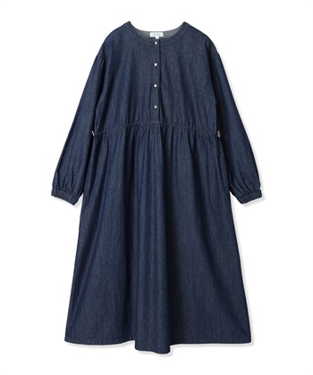 デニム・ナイロンドローコードワンピ Rosemadame｜クロスプラス公式