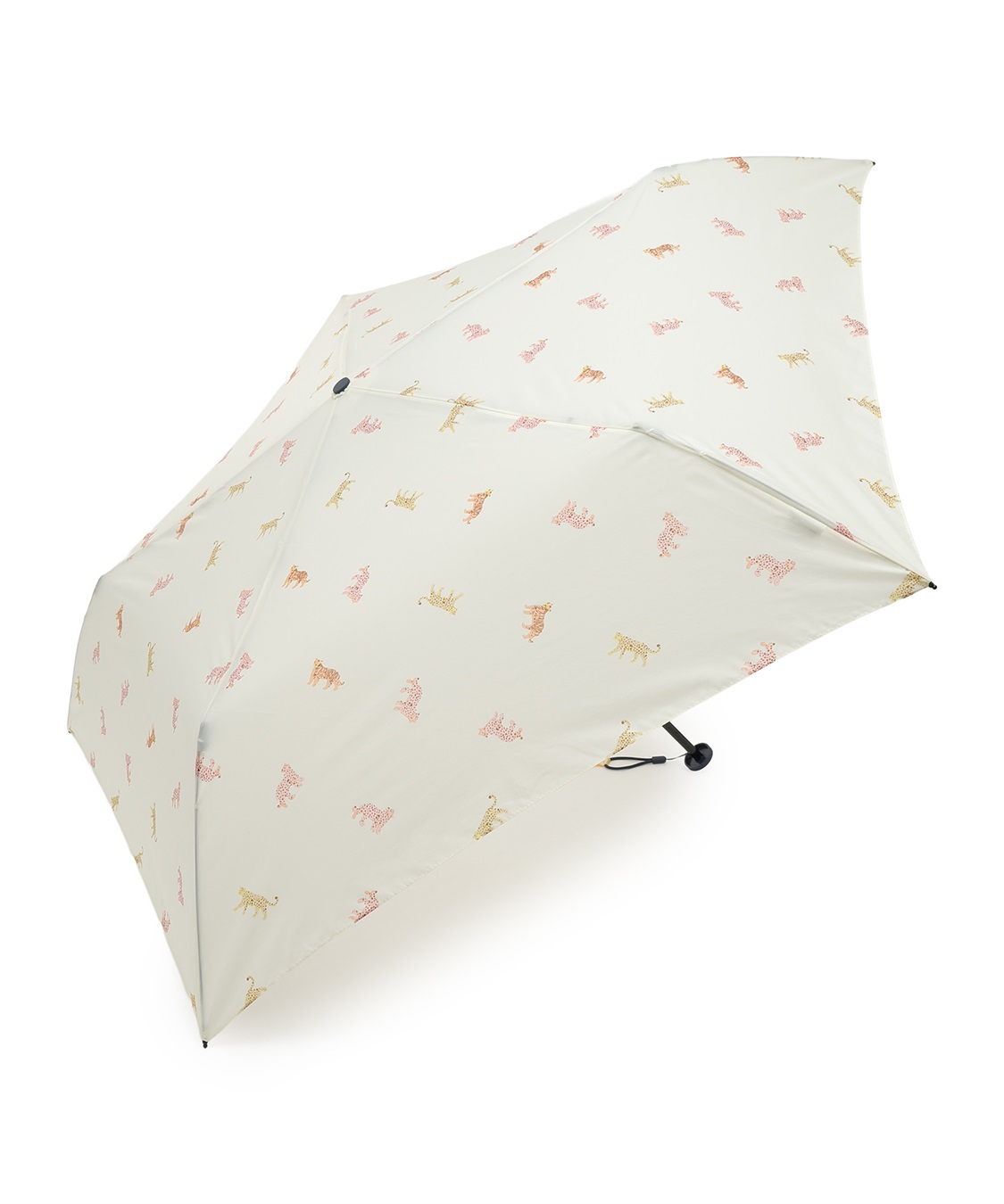 WPC 超軽量折りたたみ傘レオパード＆タイガーmini JOIN PARK｜クロス