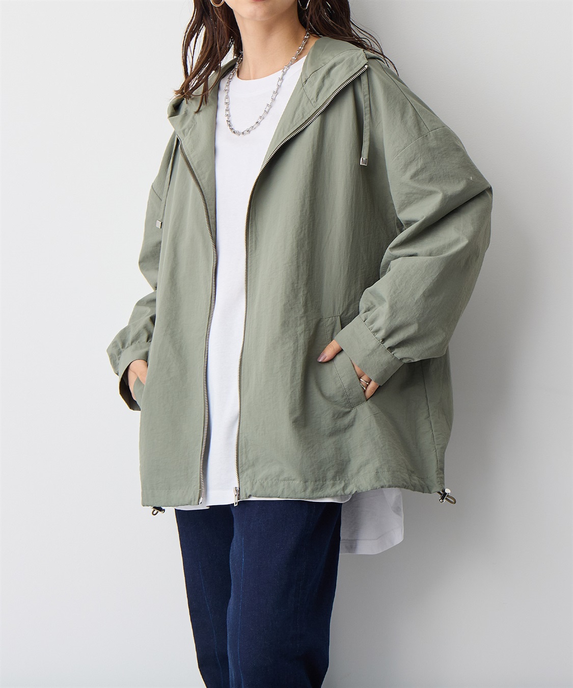 anyfee/プラスサイズ】マウンテンパーカー anyfee｜クロスプラス公式