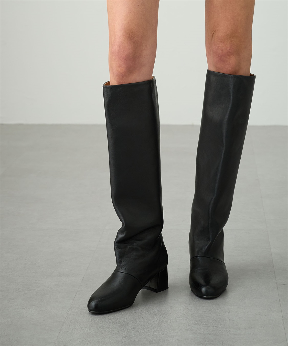 REMME】チャンキーヒールロングブーツ N.O.R.C｜クロスプラス公式通販
