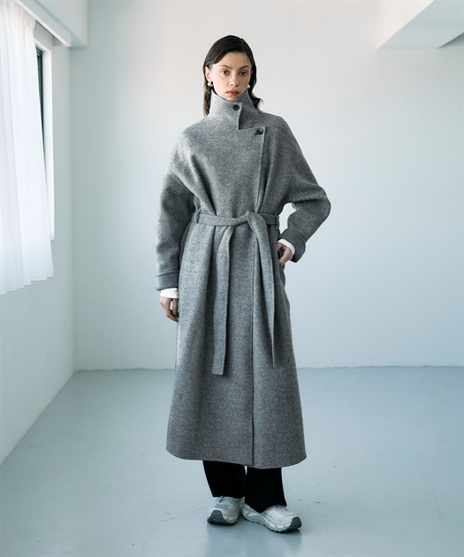 ジーロンウールシルクネップリバーコート N.O.R.C｜クロスプラス公式