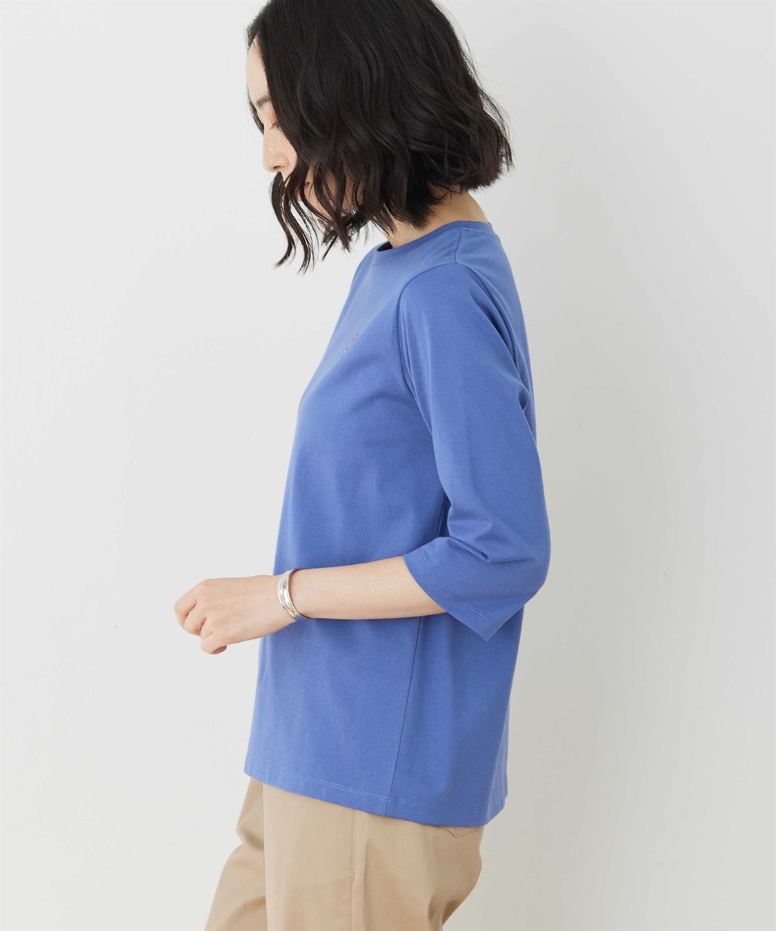 刺しゅう七分袖プルオーバー DECOY｜クロスプラス公式通販サイト